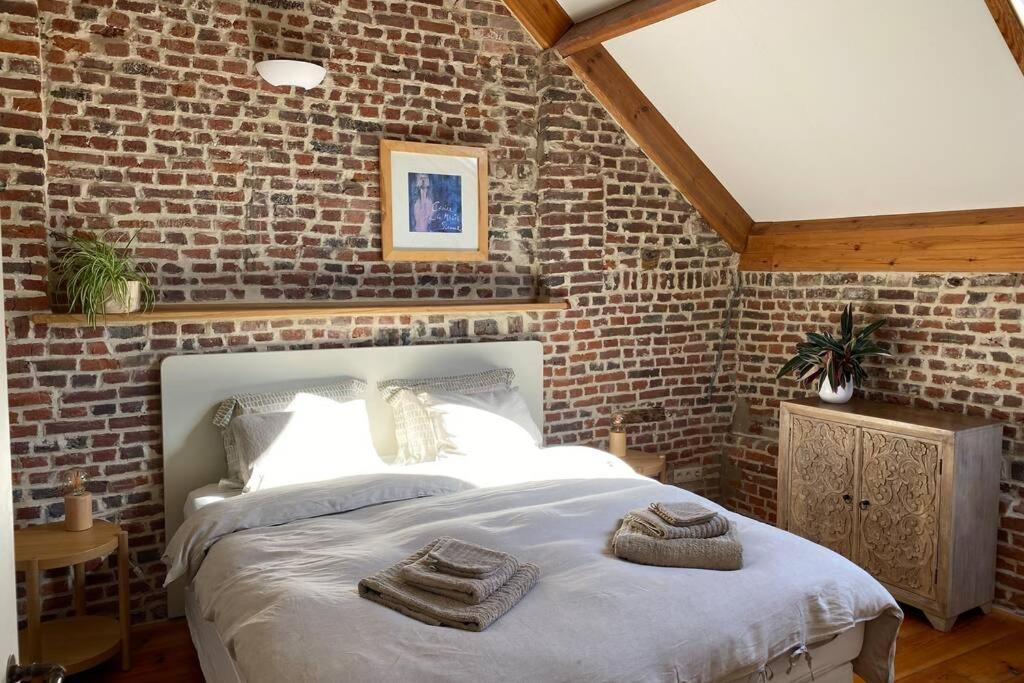 Charmant Appartement Dans Une Ancienne Ferme Nivelles Eksteriør bilde